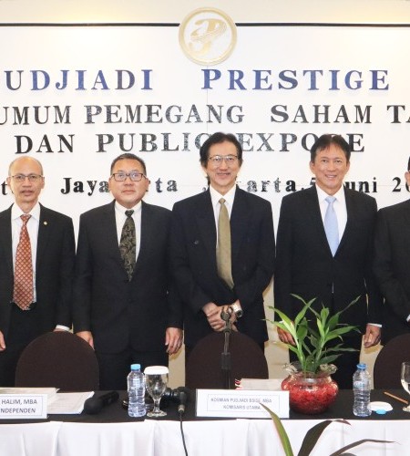 GMS of PT Pudjiadi Prestige Tbk. Running Successfully: Building With Quality, Committed to Integrity